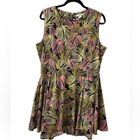 Bar III Dresses & Skirts - BAR III Tropical Print Mini Dress Size XL